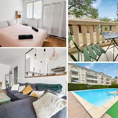 شقة Sejour Tranquille Avec Piscine, Proche Bordeaux